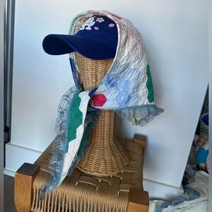 Grandmothers flower garden headscarf